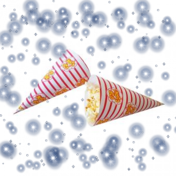 Popcorn Spitzbecher Cone-O-Corn 35 g (50 Stück.)